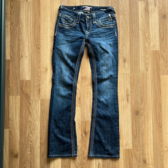 Re Rock For Express | Barely Boot Cut Jeans - Picture 2 of 9